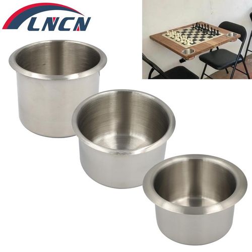 Stainless Steel Cup Drink Holder 68/85/90mm Portable Durable Cup For Marine Boat Rv Camper Table