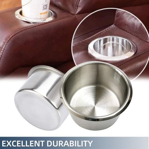 Stainless Steel Cup Drink Holder 68/85/90mm Portable Durable Cup For Marine Boat Rv Camper Table