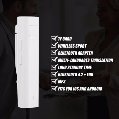 Bluetooth Receiver Smart Headphone Voice Translator 26 Multi-language