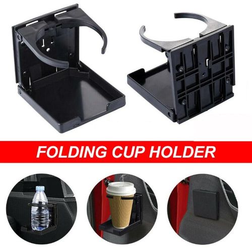 Car Folding Cup Holder Wall -Mounted Folding Cup Holder Adjustable Large And Small Cup Holder Desk Beverage Rv Auto Parts