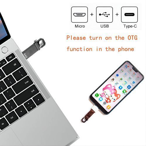 UWY Flash Disk 128G High Speed Waterproof Metal USB Flash Drive