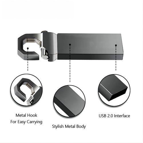 UWY Flash Disk 128G High Speed Waterproof Metal USB Flash Drive