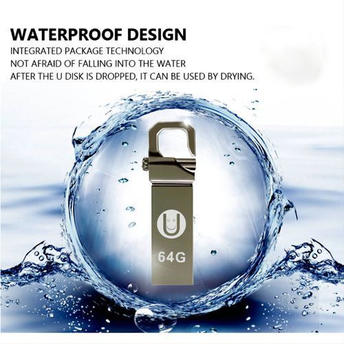 UWY Flash Disk 128G High Speed Waterproof Metal USB Flash Drive