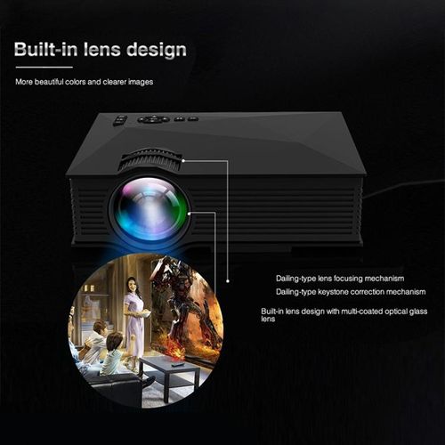 UC68 80ANSI 800x400  Multimedia HD 1080P LED Projector