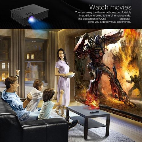 UC68 80ANSI 800x400  Multimedia HD 1080P LED Projector