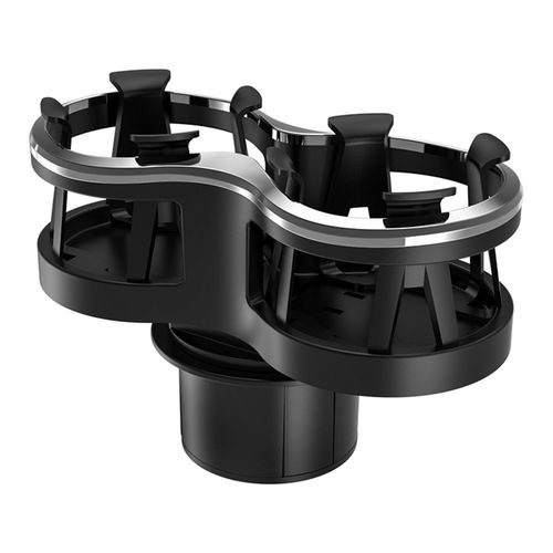 Car Cup Holder Abs Double Hole Drinks Holders Automotive Mount Cola Mug Holder Stand For Vehicle Interior Glasses The