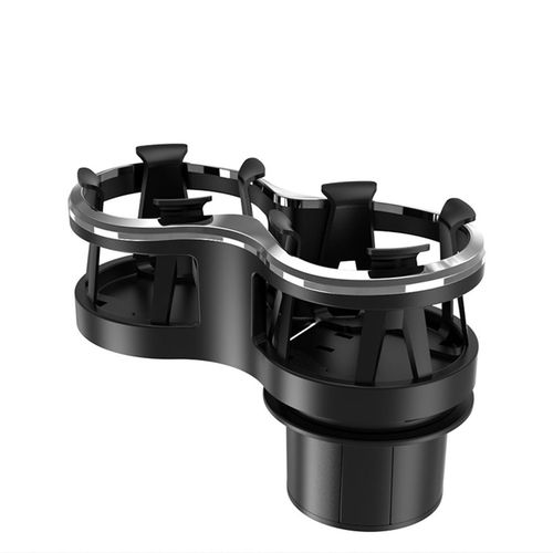 Car Cup Holder Abs Double Hole Drinks Holders Automotive Mount Cola Mug Holder Stand For Vehicle Interior Glasses The