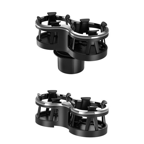 Car Cup Holder Abs Double Hole Drinks Holders Automotive Mount Cola Mug Holder Stand For Vehicle Interior Glasses The