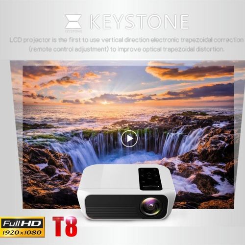 T8 1920x1080 Mini LED Projector, Android Version
