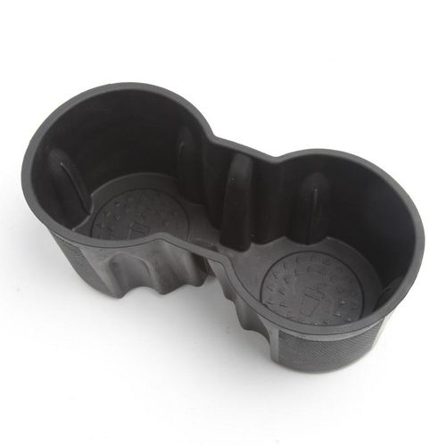 Car Water Cup Holder Insert For Tesla Model 3 Y 2021 2022 Center Accessories Silicone Skid Proof Coasters Double Hole Holder