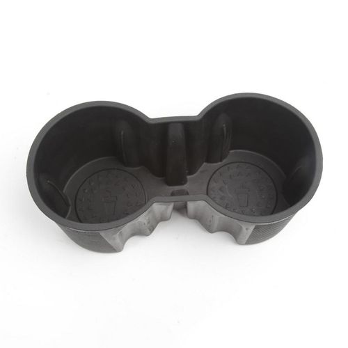 Car Water Cup Holder Insert For Tesla Model 3 Y 2021 2022 Center Accessories Silicone Skid Proof Coasters Double Hole Holder