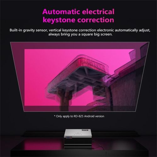 RD825 1280x720 2200LM Mini LED Projector Home Theater