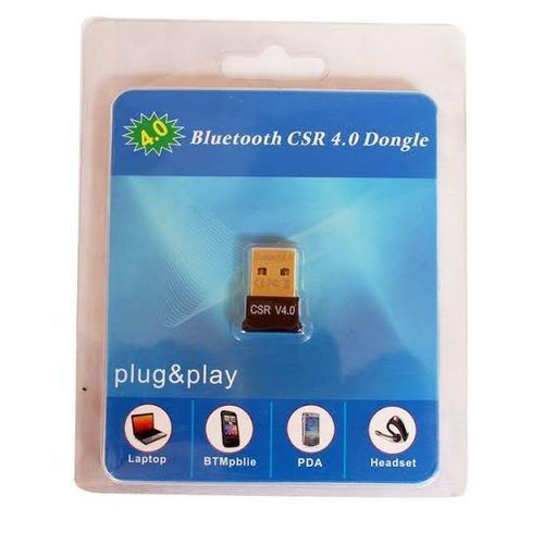 Bluetooth CSR 4.0 Dongle For Distance To 20m - Black