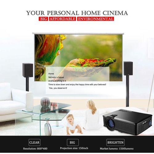 LY-40 1800 Lumens 1280 x 800 Home Theater LED Projector