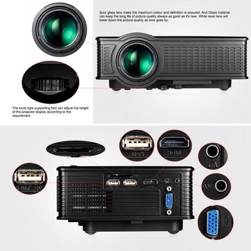 LY-40 1800 Lumens 1280 x 800 Home Theater LED Projector
