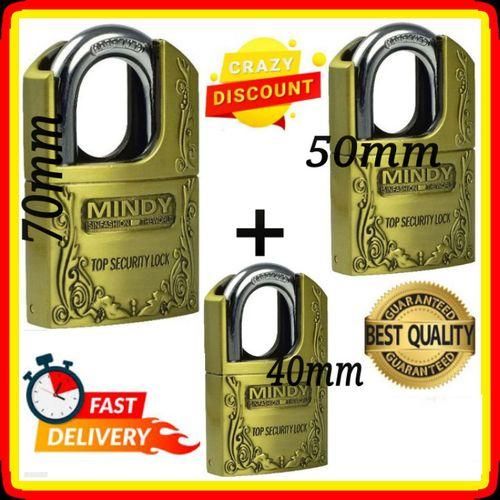 Mindy Padlocks Anti-Theft Top Security 40mm, 50mm, 70mm