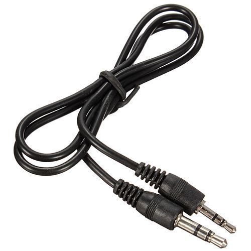 3.5mm Male to 2.5mm Male Stereo AUX Cable.