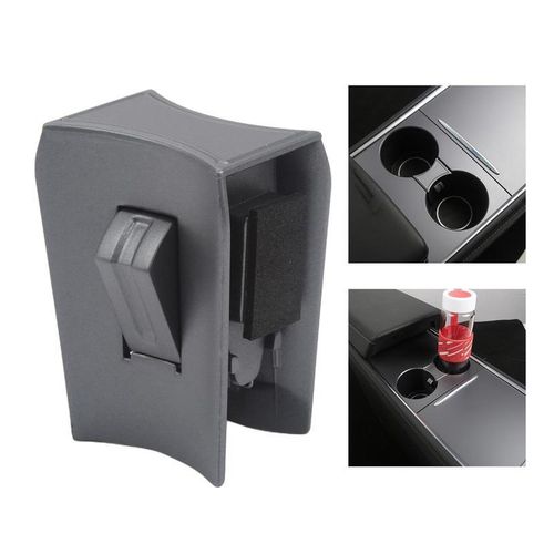 Water Cup Holder Slot Stabilizer Limiter For Model Y Abs