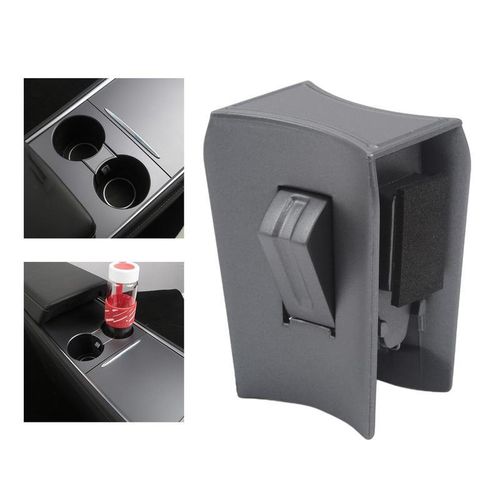 Water Cup Holder Slot Stabilizer Limiter For Model Y Abs