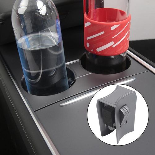 Water Cup Holder Slot Stabilizer Limiter For Model Y Abs