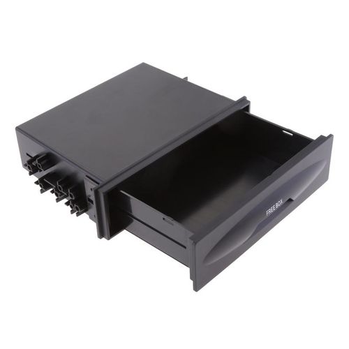 Universal Single Din Pocket Kit Car Drink Cup Holder In Dash Car One Din Audio Stereo Dashboard Pocket Car Storage Drawer Box
