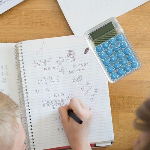 Pocket Calculator 8 Digit Mini Calculator For Blue
