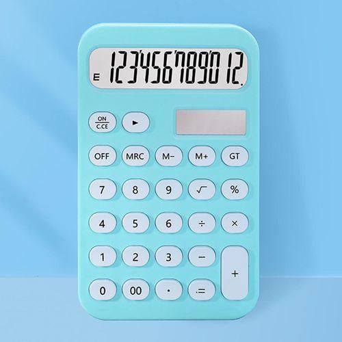 Standard Calculator  Easy To Press Anti Slip Blue