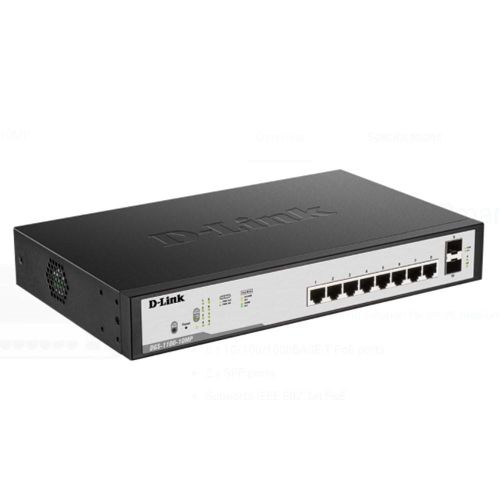 Dlink DGS F1100 8port Switch Poe Gigabit Switch