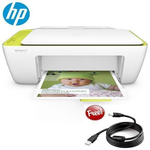 Hp Printer + Free Printer Cable - White