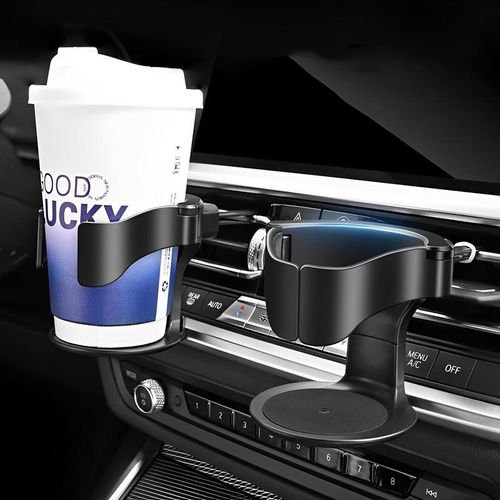 Car Air Vent Drink Coffee Cup Holder Beverage Ashtray Bottle Stand For Skoda Octavia Superb Fabia Rapid Kamiq Scala Accessories