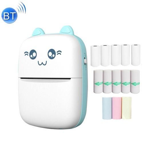 Thermal Printer With 5 Papers  5 Sticker  3 Color Papers
