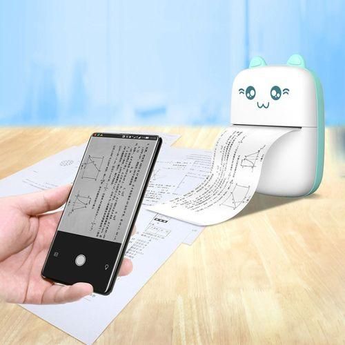 Thermal Printer With 5 Papers  5 Sticker  3 Color Papers