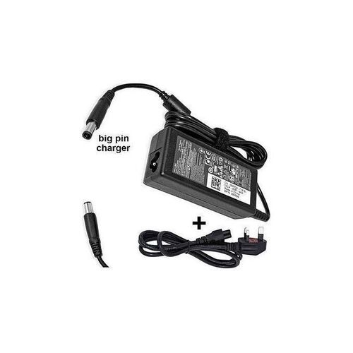 Hp Full Big Pin Laptop Adapter Charger and Power Cable- Black