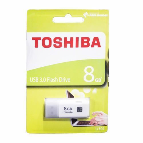 Toshiba 8GB Toshiba Trans-Memory&trade; U202 Flash Drive- USB3.0 - White