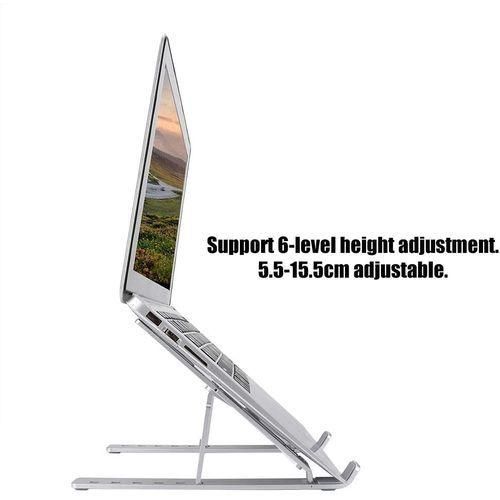 Universal Adjustable Laptop Stand For Up To 15.6 Inch PC-silver