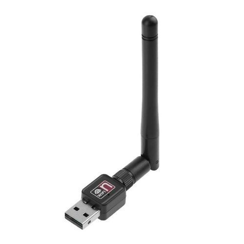 Computer USB internet Wireless Card with Antenna - Black
