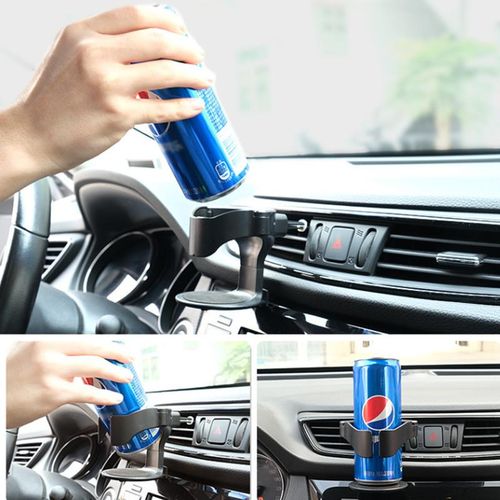 Car Styling Cup Holder Air Vent Outlet Drink Coffee Bottle Holder Rack Mount Holder Beverage Ashtray Mount Stand Car Accessories