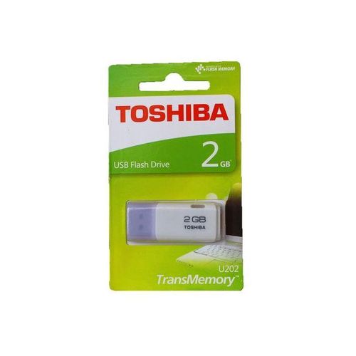 Toshiba USB Flash Drive, 2GB - White