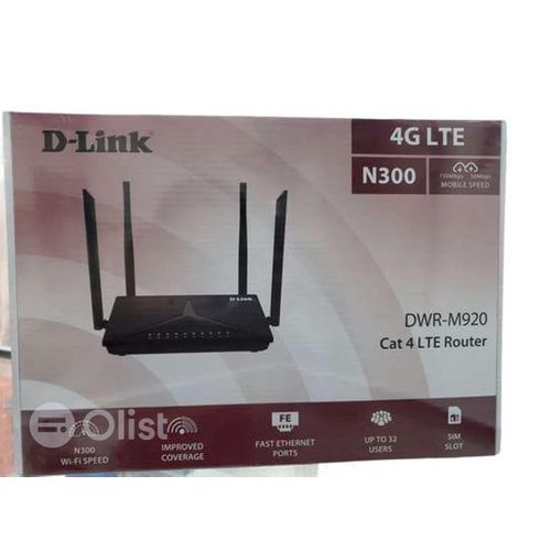 D-Link DWR-M960/DWR-M920 4G LTE Dual Band 2.4ghz & 5ghz AC1200 LTE Router-Black