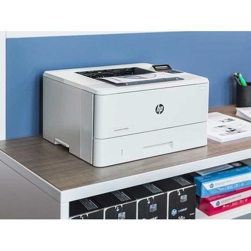 Hp LaserJet printer 404dn white Mono Duplex - White