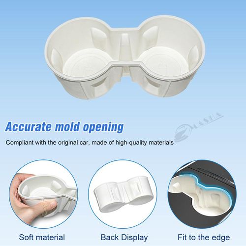 Water Cup Holder For Tesla Y 3 2021 2022 2023 Central Control Drinks Holder Rear Seat Water Cup Cover Car Interior Accessories