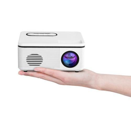 S361 80 Lumens 320 X 240 Pixel Portable Mini Projector, Support 1080P, US PlugWhite