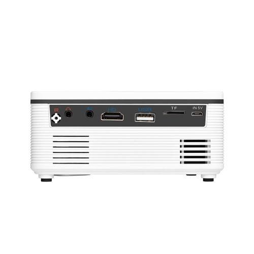 S361 80 Lumens 320 X 240 Pixel Portable Mini Projector, Support 1080P, US PlugWhite