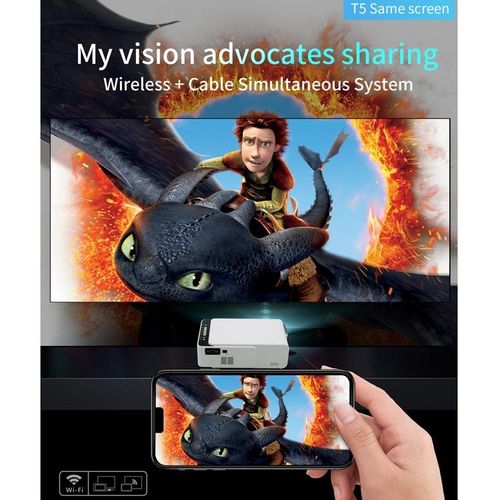 T5 100ANSI Lumens 600P Smart Projector