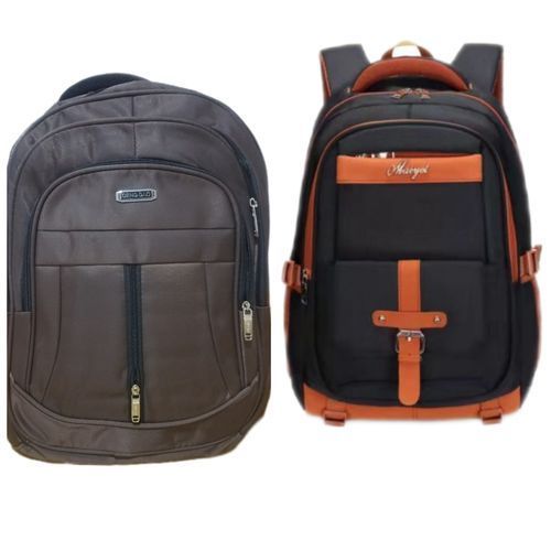Bundle Of Anti-Theft Hard Body Laptop Backpack -Brown, Black