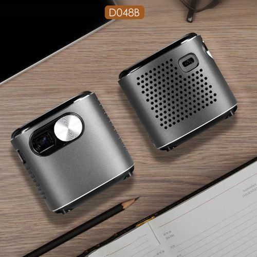 D048B 2.4G5G WiFi Mini Smart Touch Bluetooth Projector Portable HD Phone ProjectorAU Plug