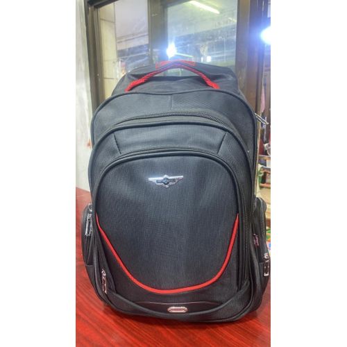 Hp Hard Cover Laptop Bag - Green And Red