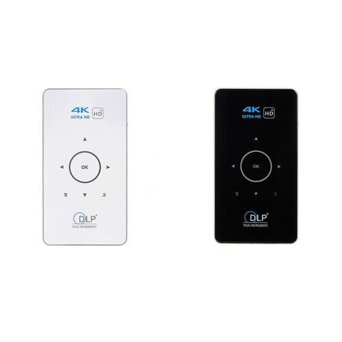 C6 2G16G Android Smart DLP HD Projector Mini Wireless Projector: US Plug White