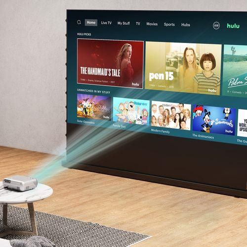 D1000 1920x1080P 320ANSI Lumens Portable Mini LCD LED Smart Projector, Screen MirroringAU Plug