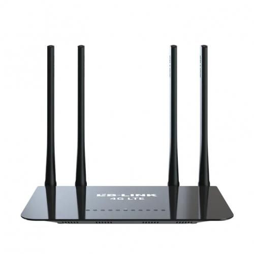 Lb Link 4G LTE WiFi Router 300Mbps With Simcard Support- Black